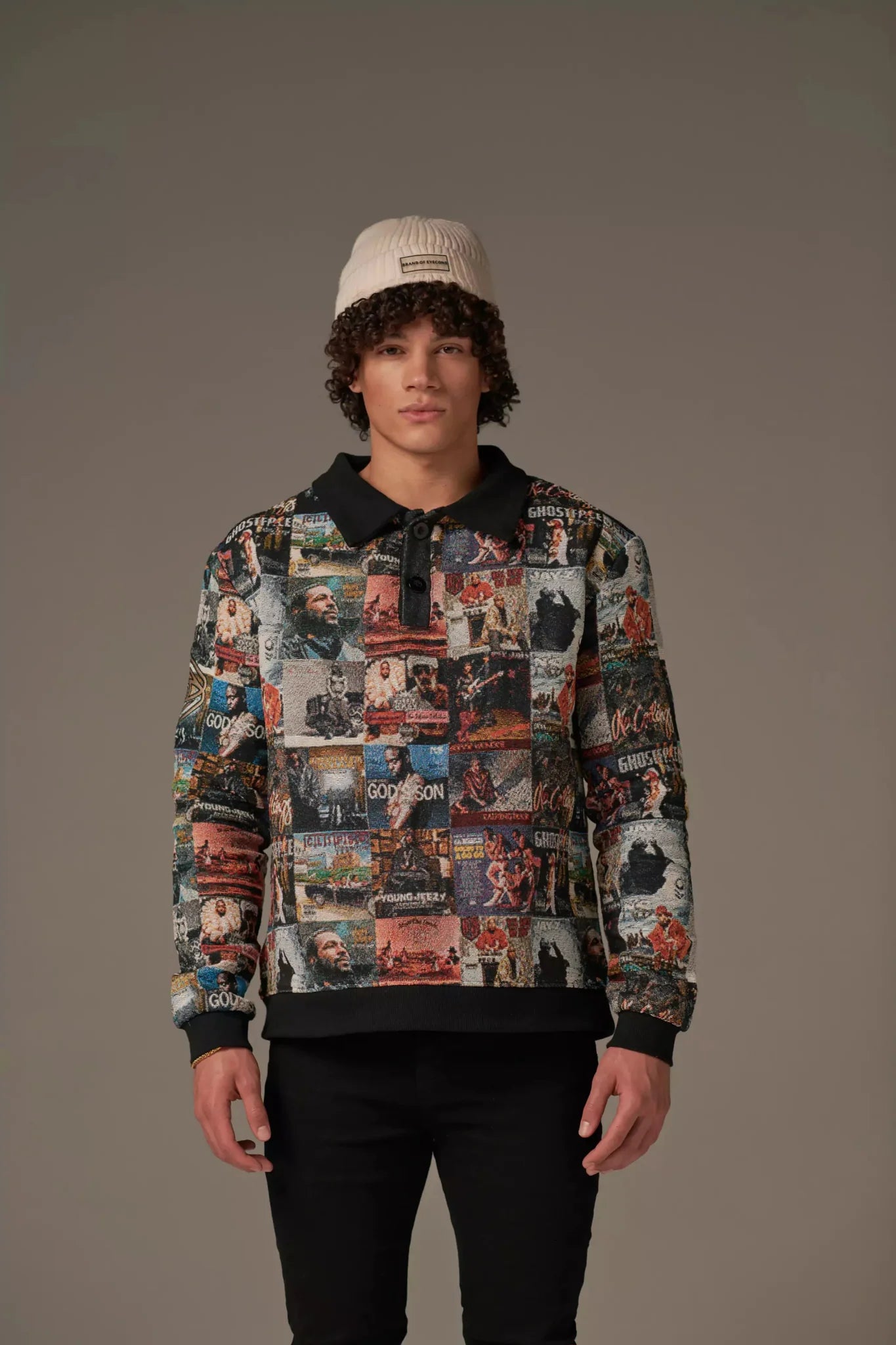 Album Tapestry Polo™ Black - Brand of Eyecons