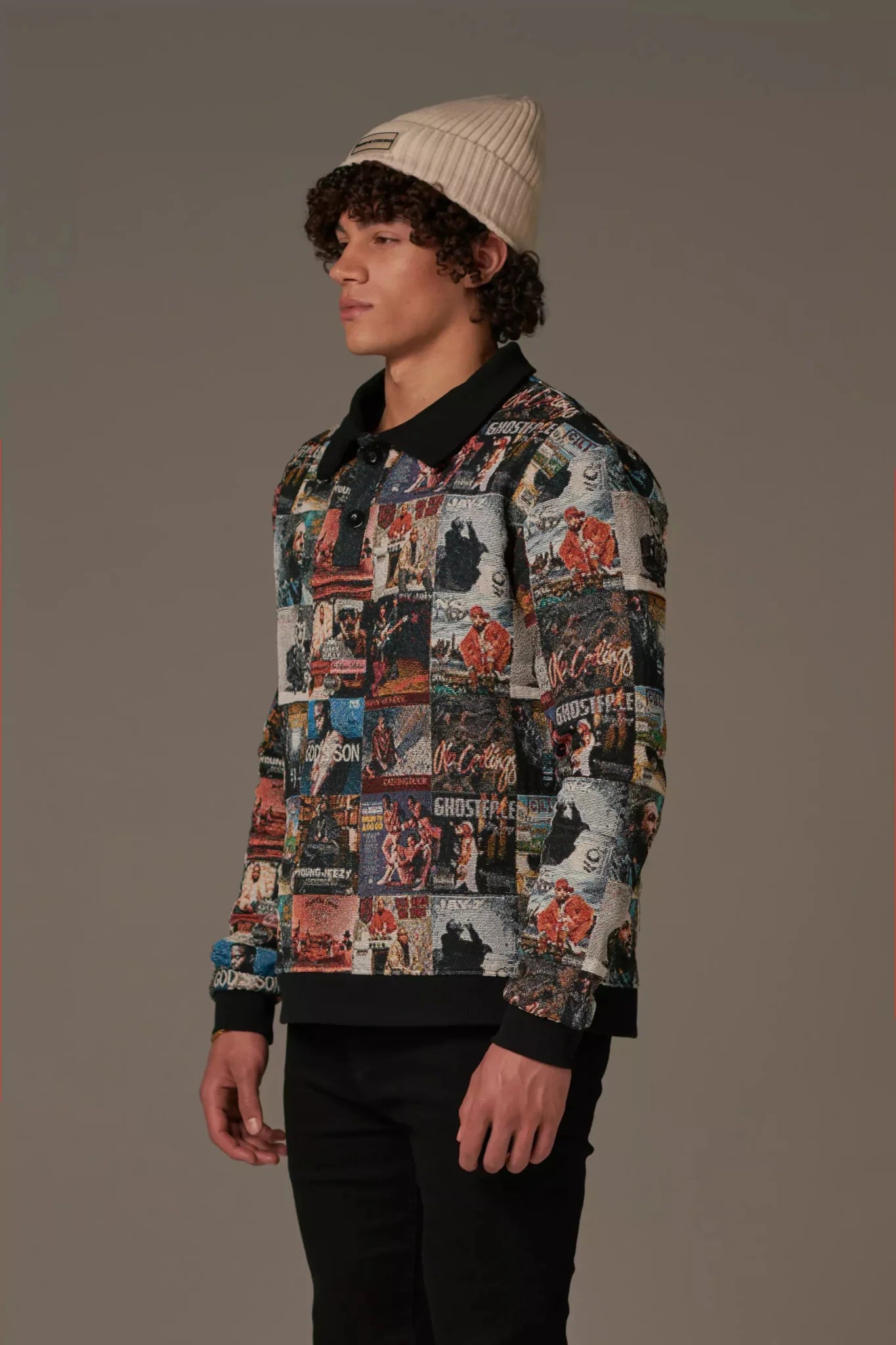 Album Tapestry Polo™ Black - Brand of Eyecons