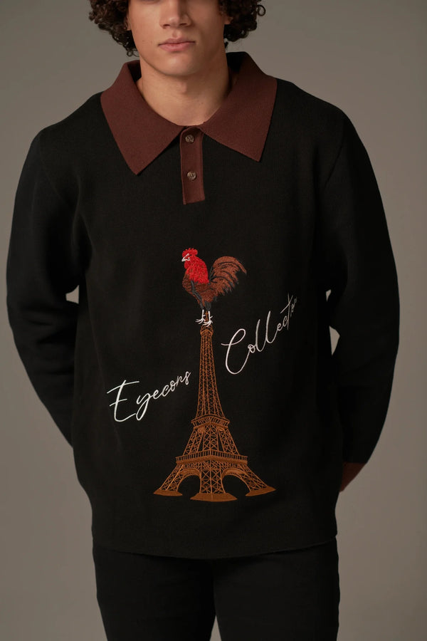 Le Coq Parisien Polo Black - Brand of Eyecons