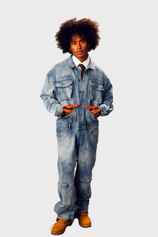 Le Maison Work Suit — Washed Indigo - Brand of Eyecons