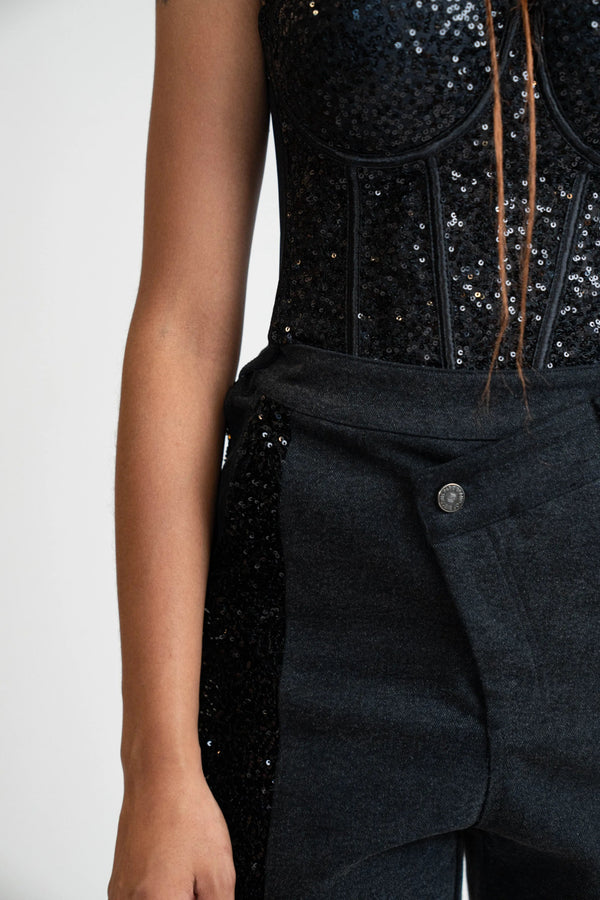 Noir Éclat Cargo Pant – Limited Sequin Edition - Brand of Eyecons