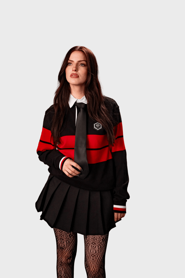 Noir & Rouge Rugby Polo — Paris Match Edition - Brand of Eyecons