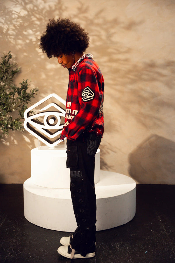 Pearl Lumberjack Button - Up — “They Said We Couldn’t, We Did It Anyway” Edition - Brand of Eyecons