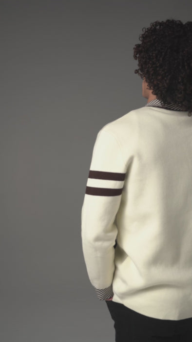 The Zebra Royale Polo Cream & Brown