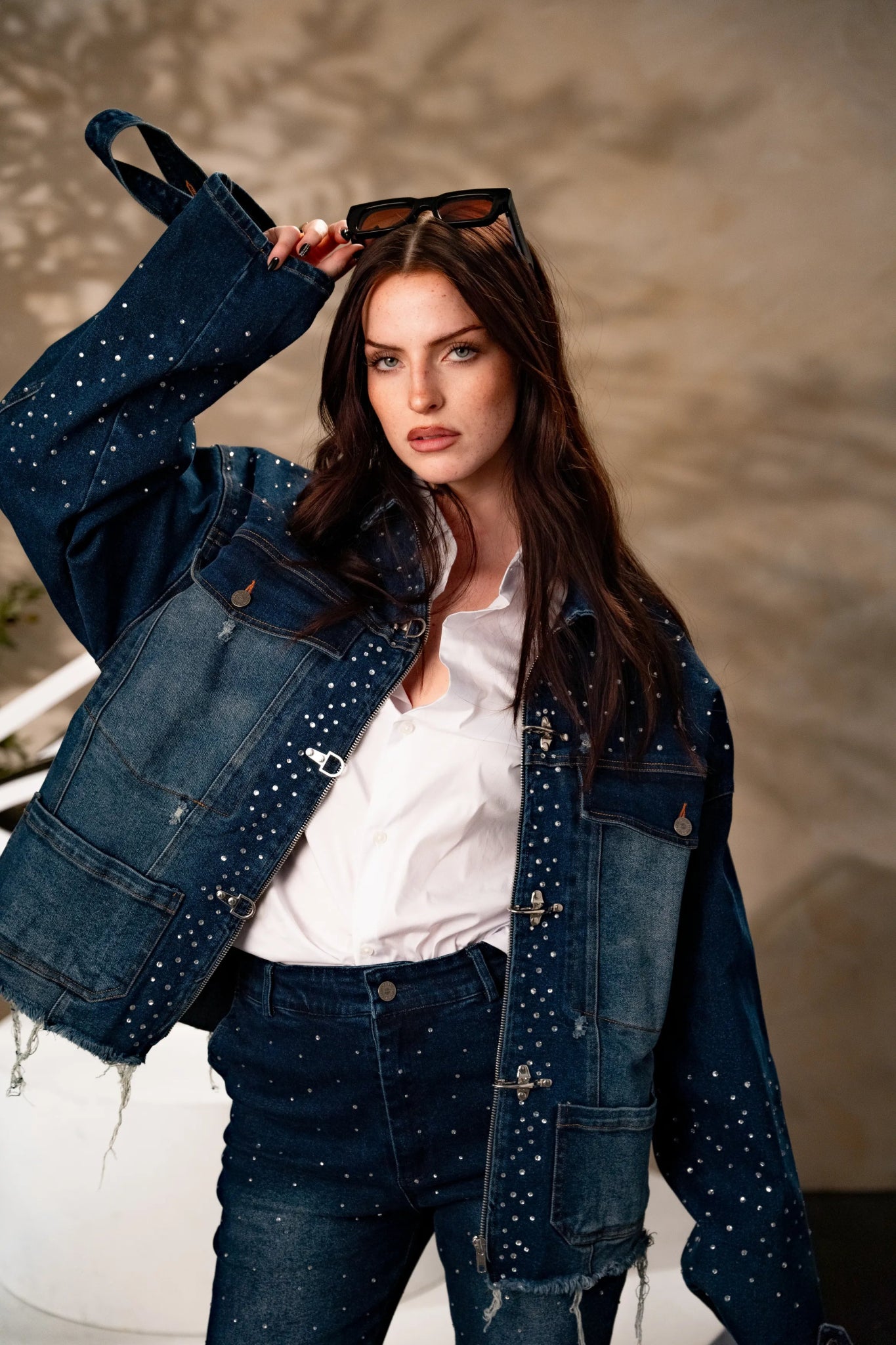 Rivière Indigo Clasp Jacket — Rhinestone Edition - Brand of Eyecons