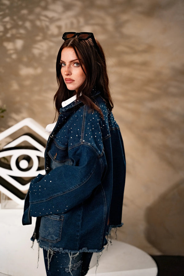 Rivière Indigo Clasp Jacket — Rhinestone Edition - Brand of Eyecons