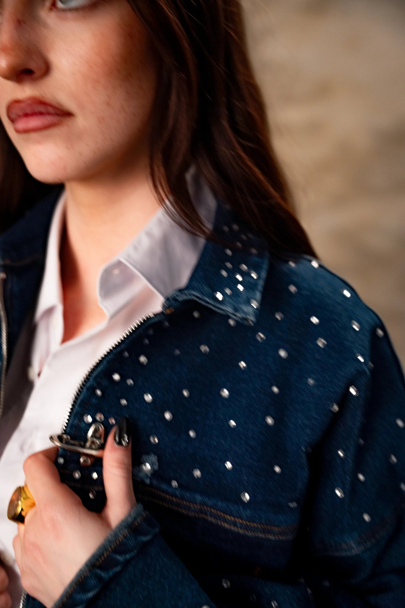 Rivière Indigo Clasp Jacket — Rhinestone Edition - Brand of Eyecons