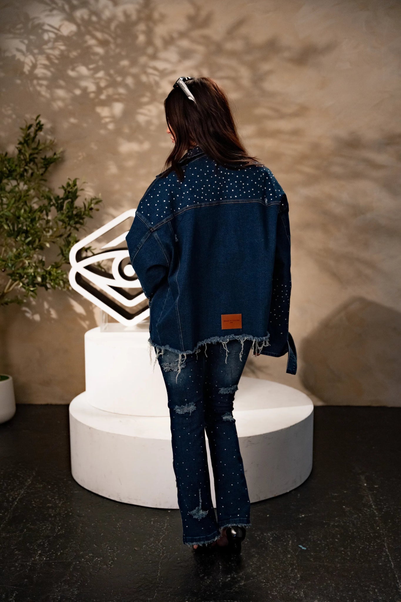 Rivière Indigo Clasp Jacket — Rhinestone Edition - Brand of Eyecons