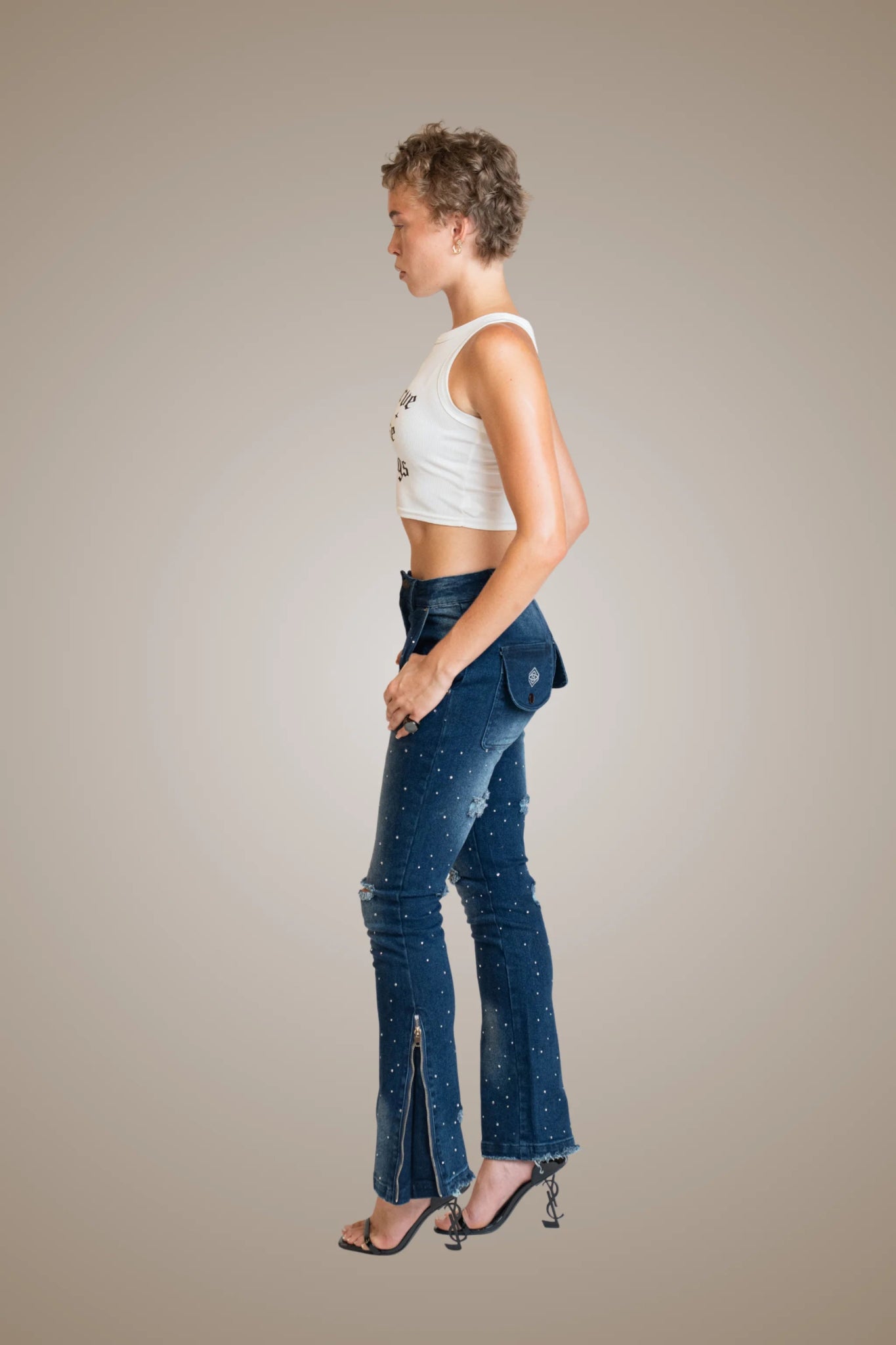 The Blessings Crop Tank White – Women’s Edition - Brand of Eyecons