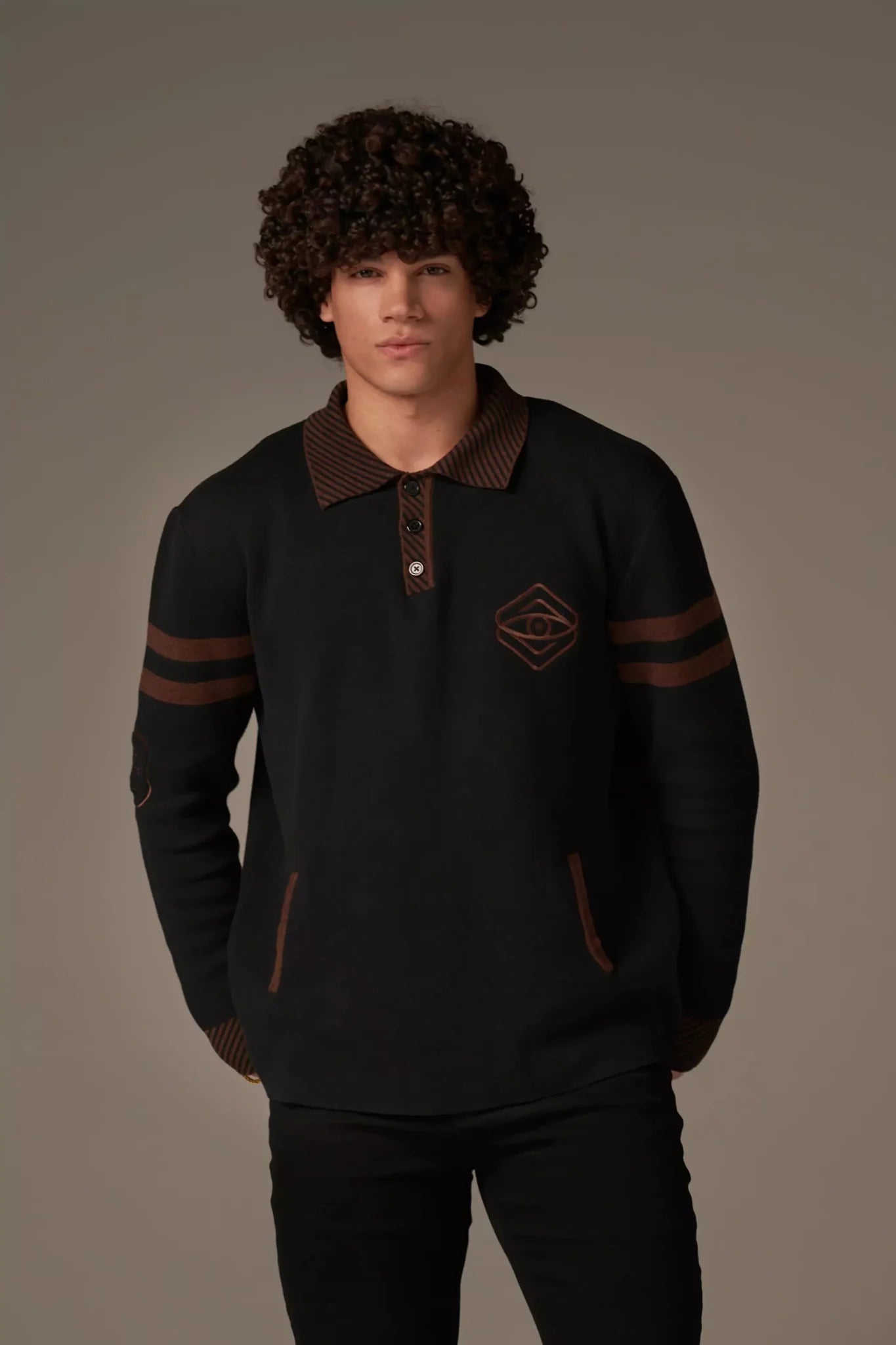 The Zebra Royale Polo Black & Brown - Brand of Eyecons