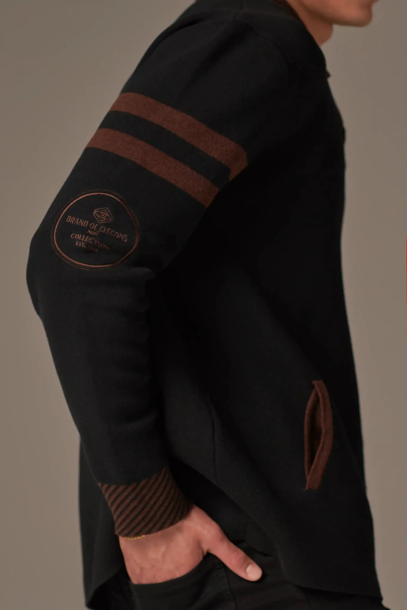 The Zebra Royale Polo Black & Brown - Brand of Eyecons