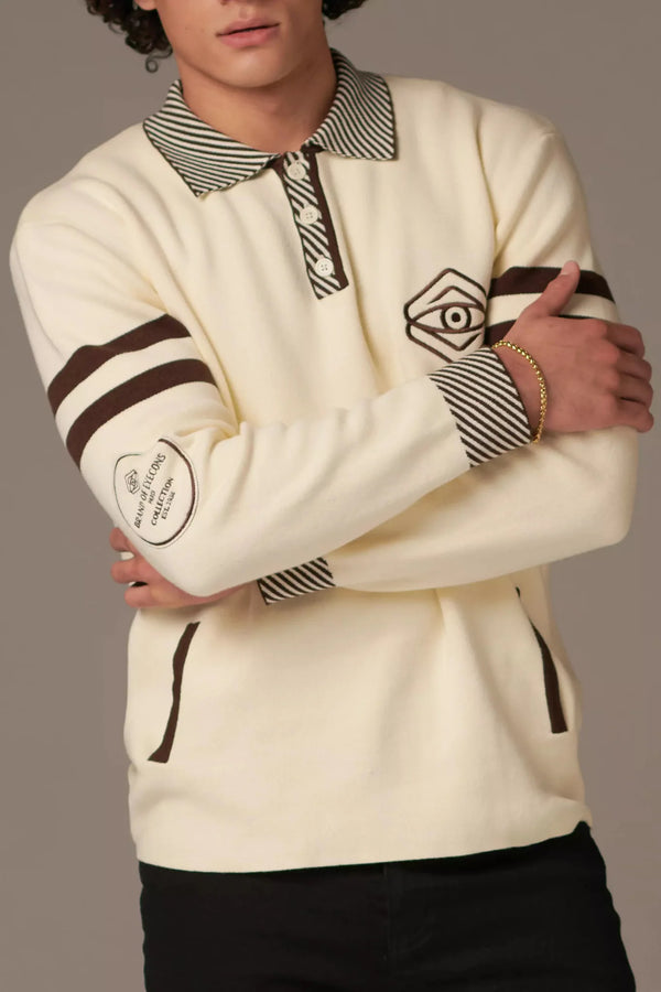 The Zebra Royale Polo Cream & Brown - Brand of Eyecons