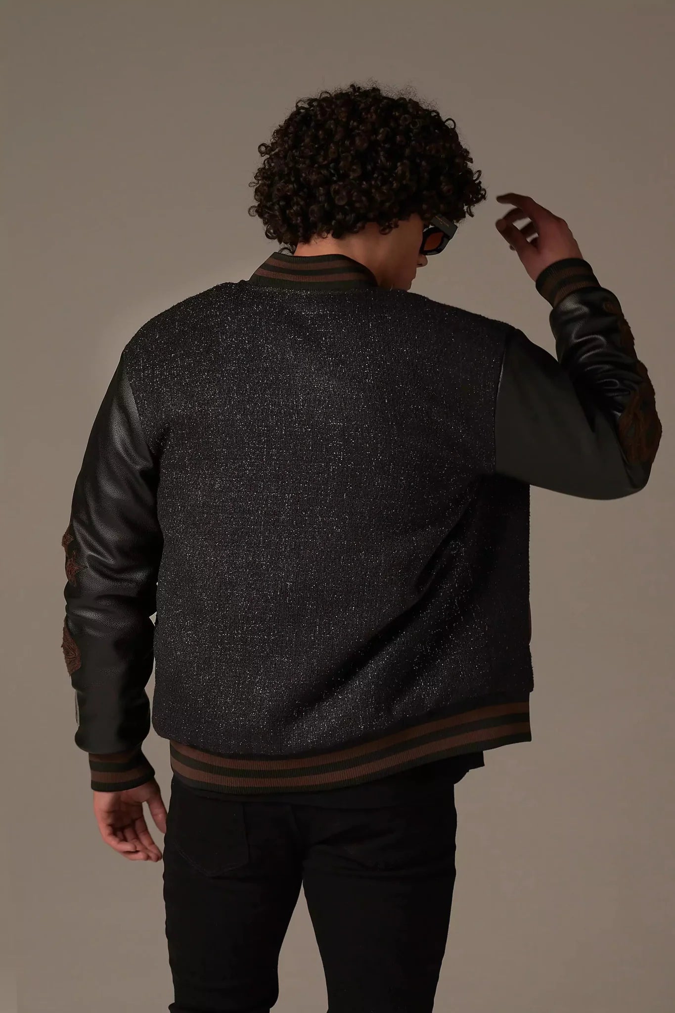Varsity Noire Letterman - Brand of Eyecons